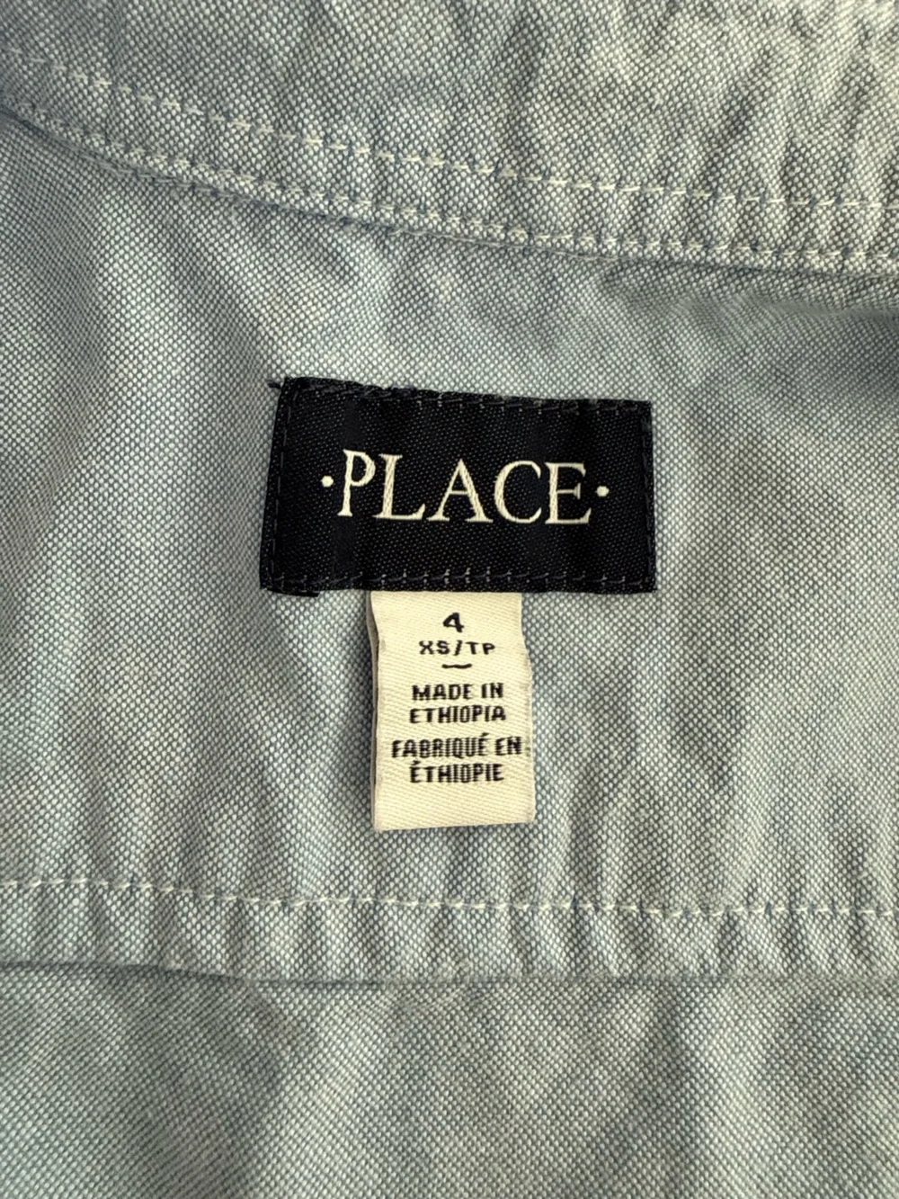 The Children's Place Light Blue Button-Down Shirt for Kids